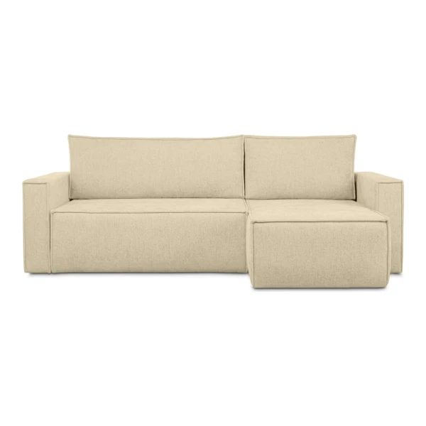 Ecksofa Big links/rechts, Schlaffunktion, dunkelcreme