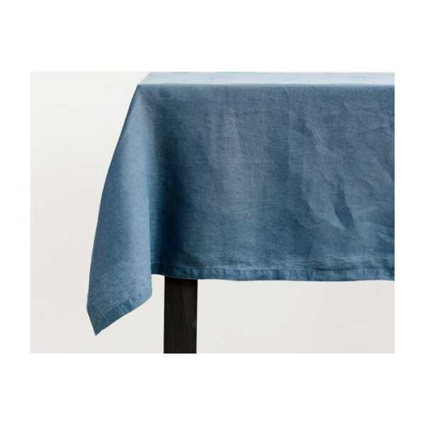 nordery Tischdecke - 100% europäisches Leinen - Stonewashed - 140x200 cm