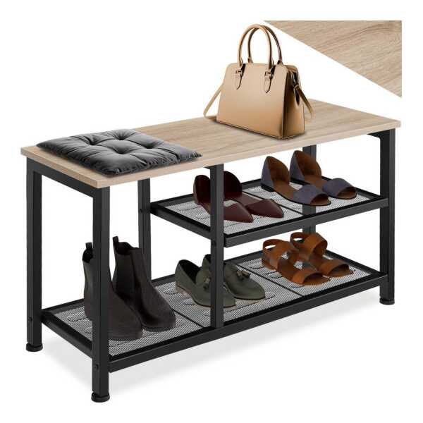 tectake Schuhregal Taunton, Set 1-tlg., Industrial Style