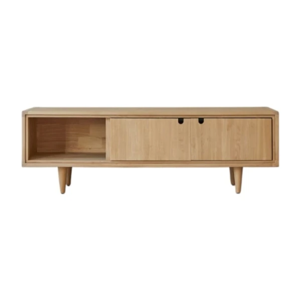 TV Schrank aus massivem Eichenholz 140 cm