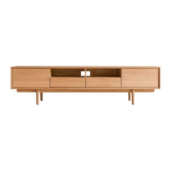 TV-Schrank aus massiver Eiche 180 cm