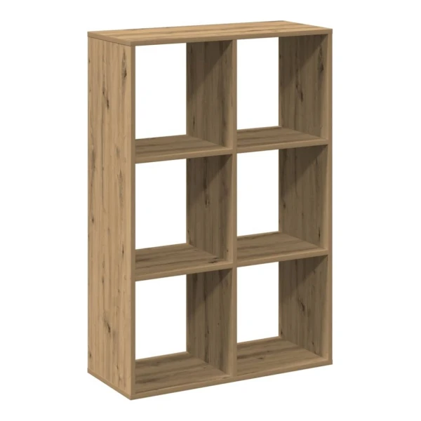 vidaXL Bücherregal Raumteiler-Bücherregal Artisan-Eiche 69,5x29x103,5 cm, 1-tlg.