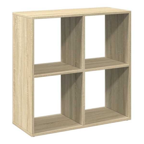 vidaXL Bücherregal Raumteiler-Bücherregal Sonoma-Eiche 69,5x29x69,5 cm, 1-tlg.