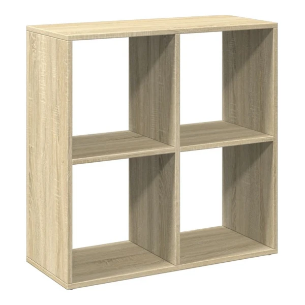 vidaXL Bücherregal Raumteiler-Bücherregal Sonoma-Eiche 69,5x29x69,5 cm, 1-tlg.