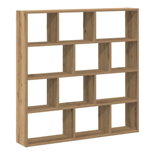 vidaXL Regal Würfelregal 12 Fächer Artisan-Eiche Holzwerkstoff, 1-tlg.