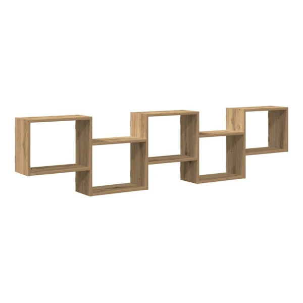 vidaXL Regal Würfelregal 5 Fächer Artisan-Eiche Holzwerkstoff, 1-tlg.