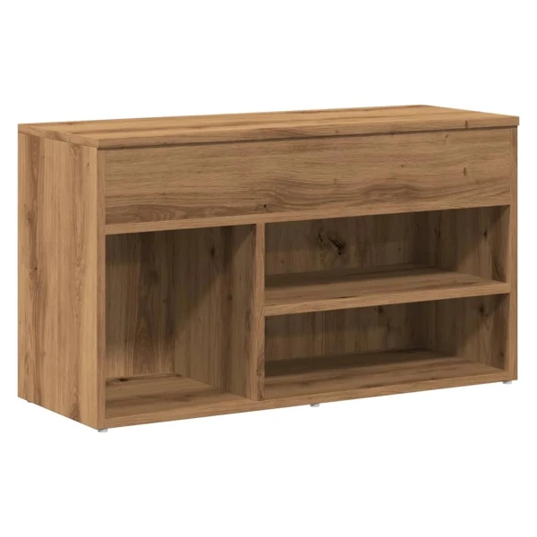 vidaXL Schuhbank Artisan-Eiche 80x30x45 cm Holzwerkstoff 856757