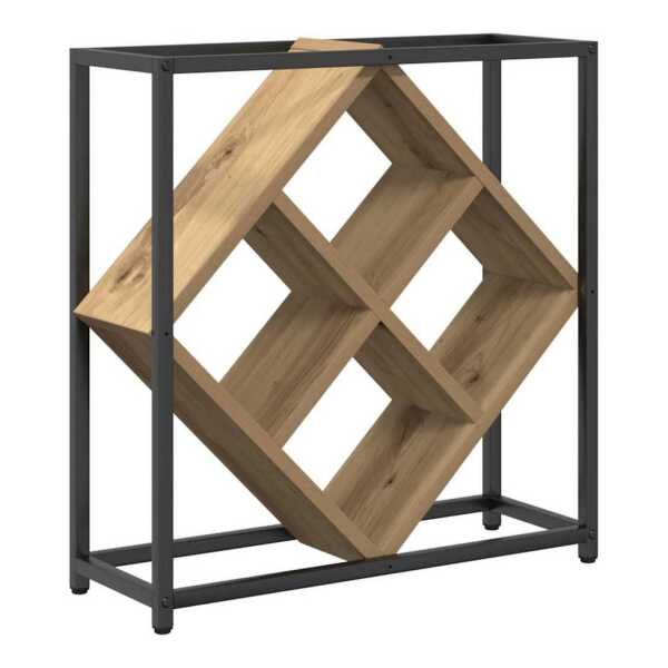 vidaXL Weinregal Weinregal Artisan-Eiche 51 x 18 x 52,5 cm Holzwerkstoff, 1-tlg.