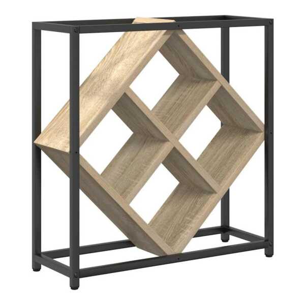 vidaXL Weinregal Weinregal Sonoma-Eiche 51 x 18 x 52,5 cm Holzwerkstoff, 1-tlg.