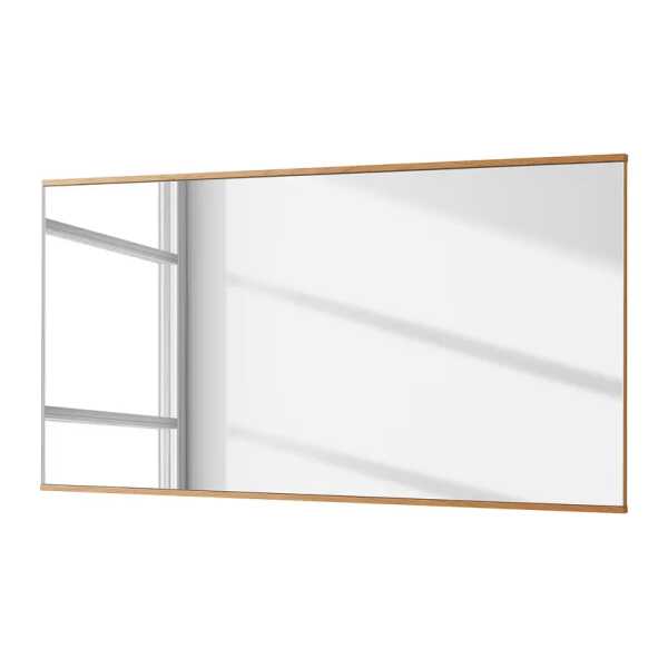 Spiegel I 123 x 61 x 2cm Braun Massivholz Eiche, lackiert 123 x 61 x 2cm