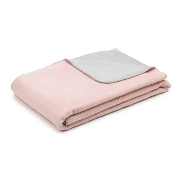 Plaid Nevada 150 x 1 x 200cm Pink/Altrosa Mischgewebe