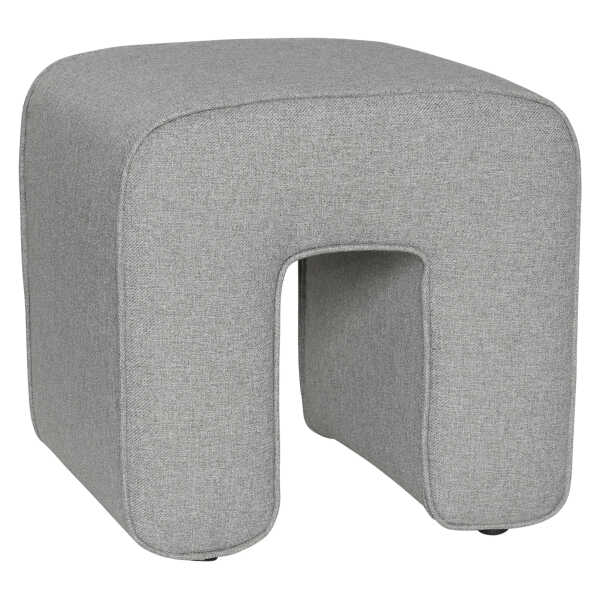 Sculpture Pouf Grau