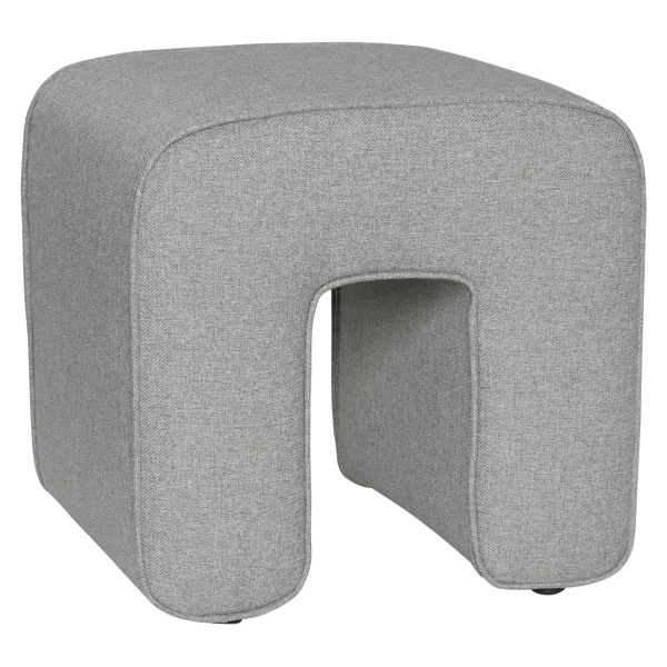 Sculpture Pouf Grau