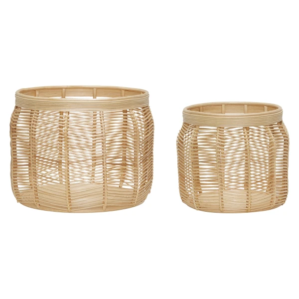 Luna Körbe Naturfarben (2er Set)