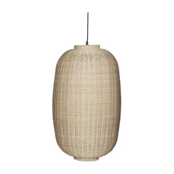 Chand Hängelampe Oval Naturfarben
