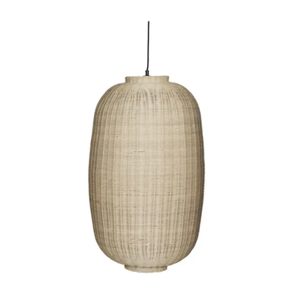Chand Hängelampe Oval Naturfarben