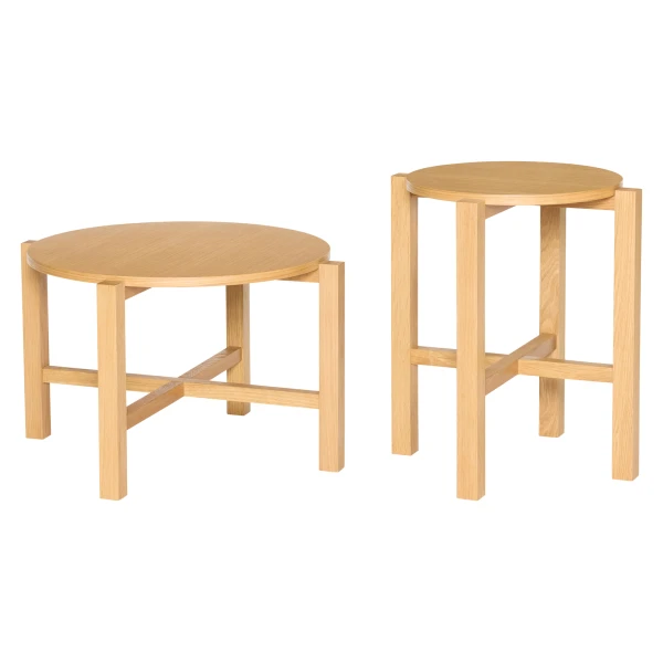 Four Couchtisch Naturfarben (2er Set)
