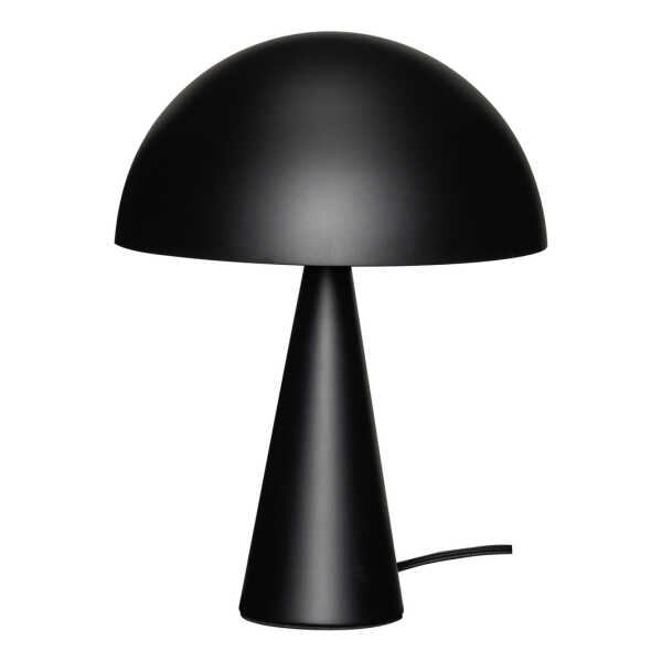 Mush Tischlampe Mini Matt Schwarz