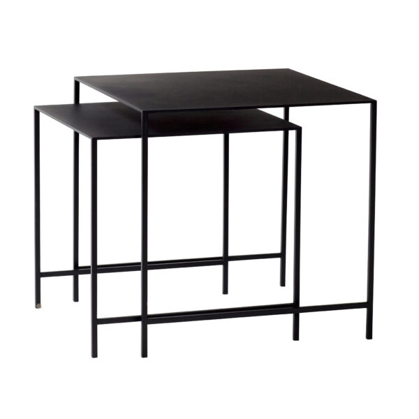 Duo Beistelltisch Schwarz (2er Set)