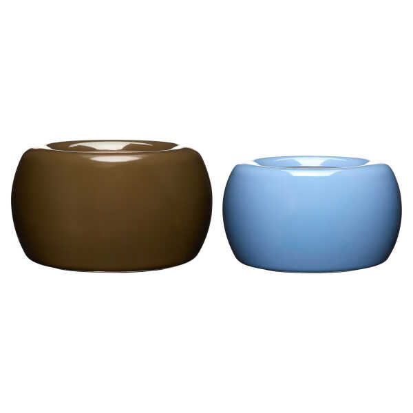 Maru Töpfe Small Blau/Braun (2er Set)
