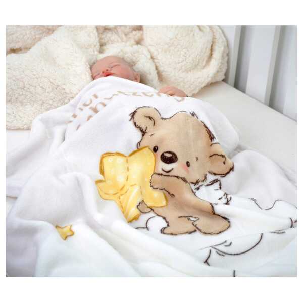 Baby Best Babydecke Microfaserflausch Kleiner Schutzengel 75x100 cm