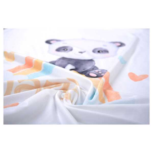 Baby Best Babydecke Microfaserflausch Regenbogen Panda 75x100 cm