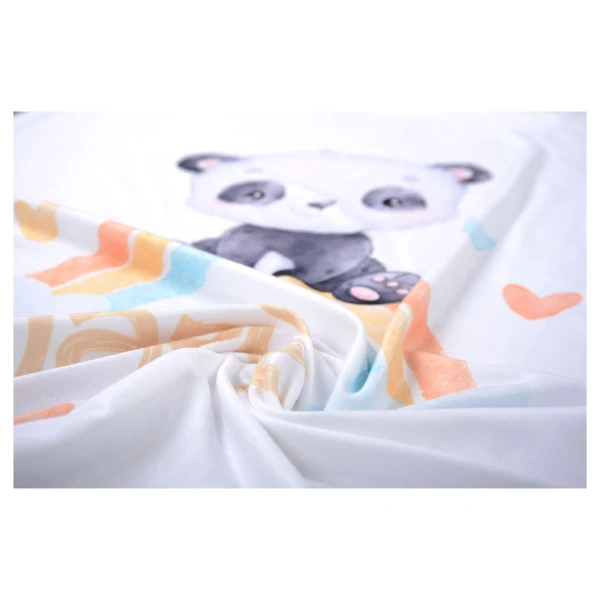 Baby Best Babydecke Microfaserflausch Regenbogen Panda 75x100 cm