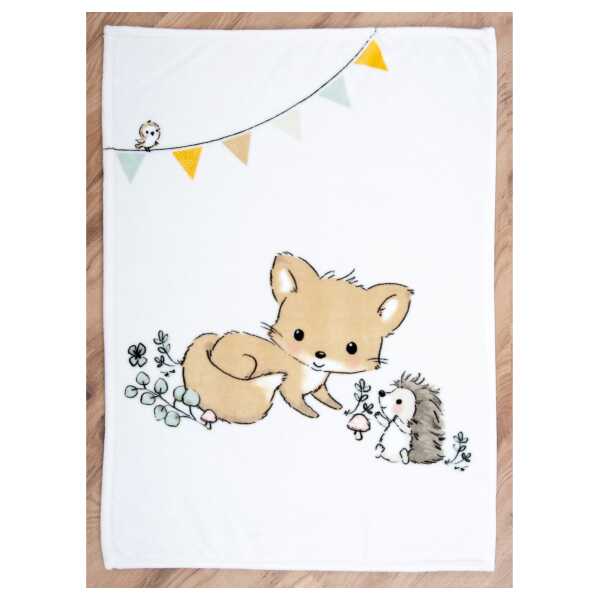 Baby Best Babydecke Waldfreunde 75x100 cm
