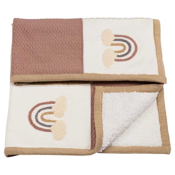 Bornino Home Babydecke Winter-Kuscheldecke Little Cloud Dancer 80x100 cm