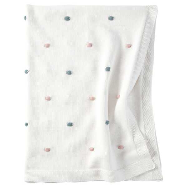 Bornino Home Babydecken-Set mit Greifling Elefant 80x100 cm