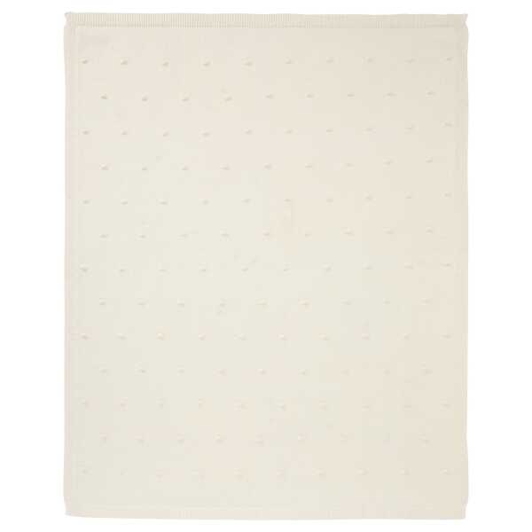 Bornino Home Beautiful Swan Babydecke Strick Dots 75x100 cm
