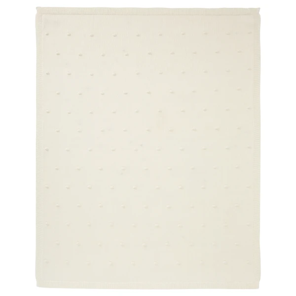 Bornino Home Beautiful Swan Babydecke Strick Dots 75x100 cm
