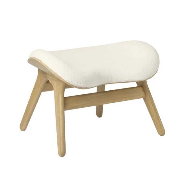 Umage, A Conversation Piece Ottoman Fußhocker Oak/Teddy White