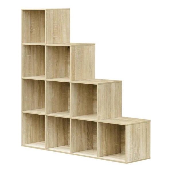 Woltu Bücherregal, Würfelregal 120x120x30 cm, für Wohnzimmer Schlafzimmer Büro