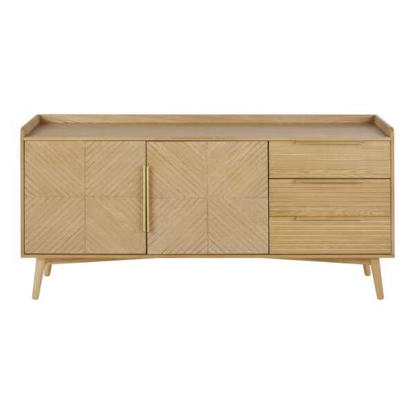 Vintage-Sideboard mit 2 Türen und 3 Schubladen, 161 cm