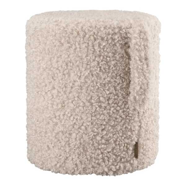 blomus Teddy Pouf Moonbeam, Ø35x40 cm