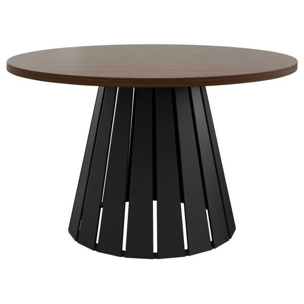 MIRJAN24 COUCHTISCH Schwarz, Nussbaum