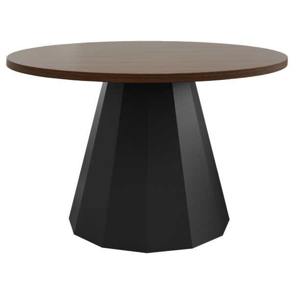 MIRJAN24 COUCHTISCH Schwarz, Nussbaum