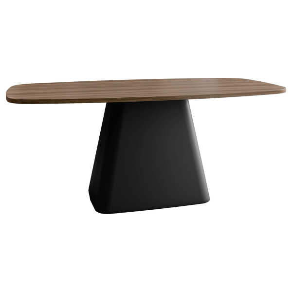 MIRJAN24 COUCHTISCH Schwarz, Nussbaum