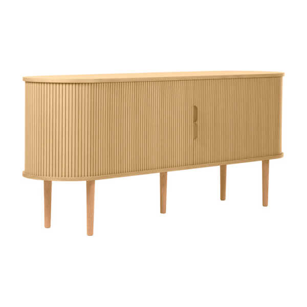 Helle Eiche Vintage-Buffet mit 2 Schiebetüren und Stauraum L180 cm EPIC