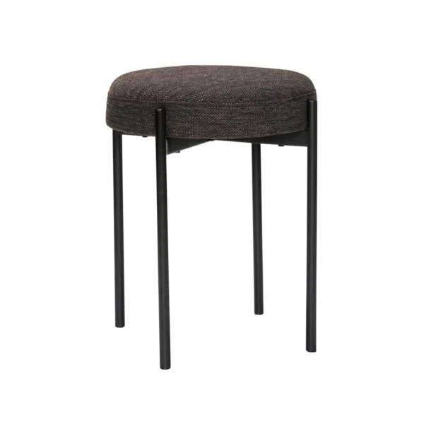 Hübsch Interior - Silo Hocker, H 45 cm, schwarz
