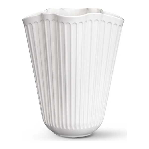 Kähler Hammershøi Vase unfold 20,5 cm Weiß
