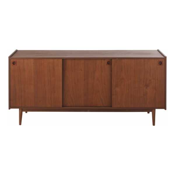 Vintage-Sideboard mit 3 Türen in Braun, 165 cm