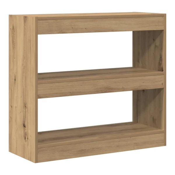 vidaXL Bücherregal Bücherregal/Raumteiler Artisan-Eiche 80x30x72 cm, 1-tlg.