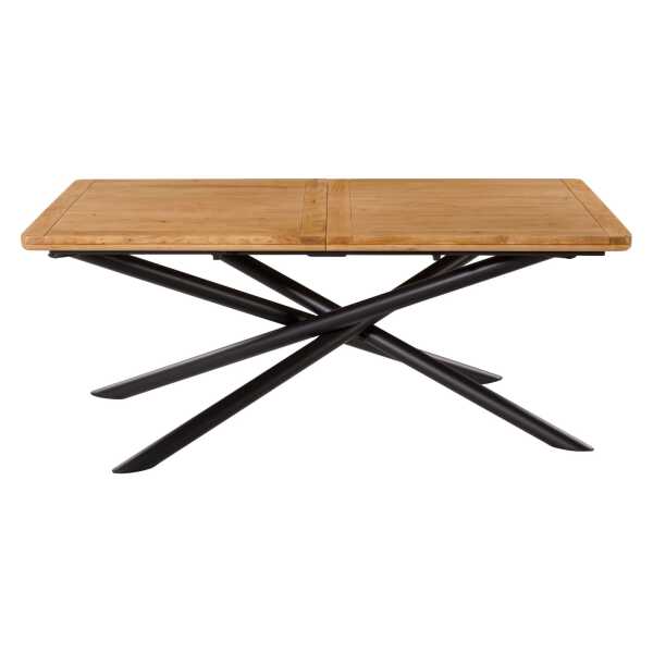 Esstisch ausziehbar 160-220x90x76 Akazie natur lackiert LONDON #100