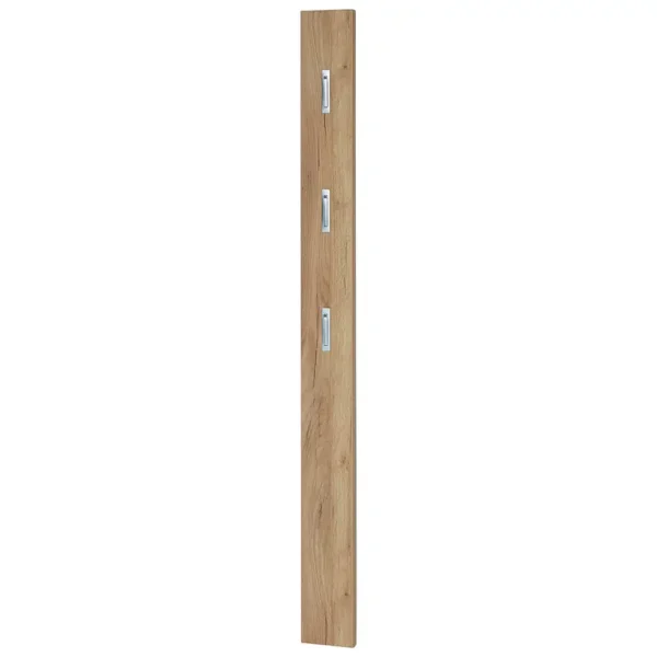Garderobenpaneel Matt 15 x 170 x 4cm Braun/Eiche Navarra Dekor