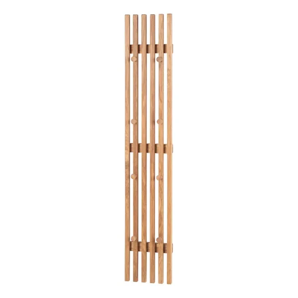 Garderobenpaneel 22 x 120 x 5cm Braun/Eiche
