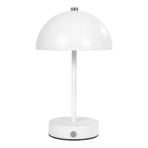 Tischleuchte Maliwarra 15 x 25 x 15cm Weiß/Weiß Stahl LED-Platine