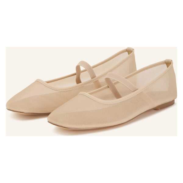Bianco Mary-Jane-Ballerinas Bialilja beige