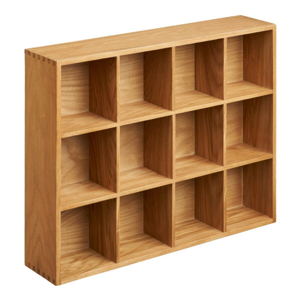 Soria Wandregal 39x11x51 cm, Eiche, Naturfarben
